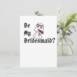 ¿Quieres ser mi dama de honor? Tarjeta de propuest