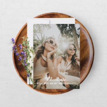 ¿Quieres Ser Mi Dama de Honor Tarjeta de Propuesta