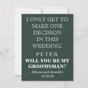 ¿Quieres ser mi padrino de bodas? Invitación Perso