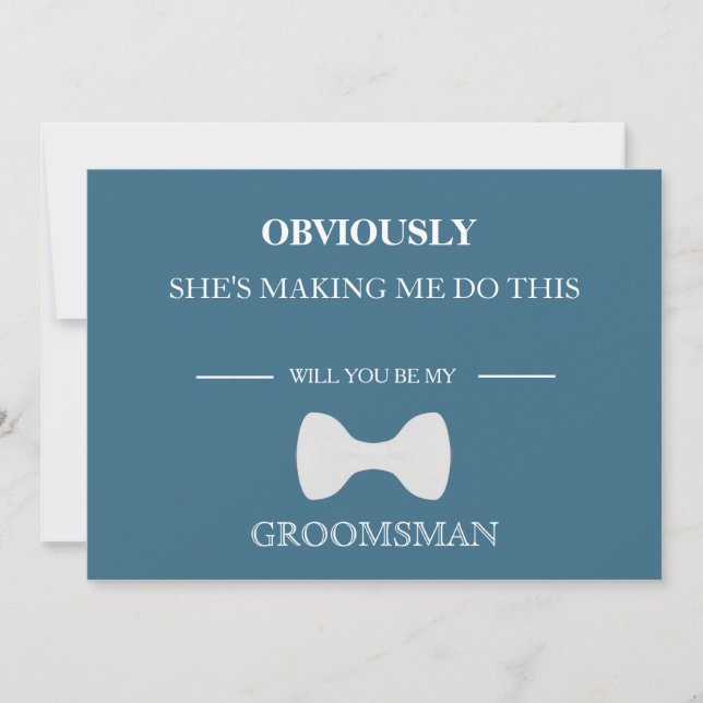 ¿Quieres ser mi padrino? Invitación (Anverso)