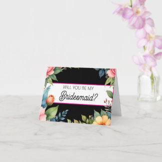 ¿Quieres ser mi tarjeta de propuesta de dama de ho