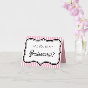 ¿Quieres ser mi tarjeta de propuesta de dama de ho