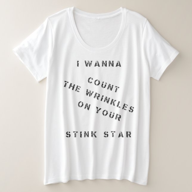 Quiero Contar Las Arrugas En Tu Estrella Estropean (Anverso del diseño)
