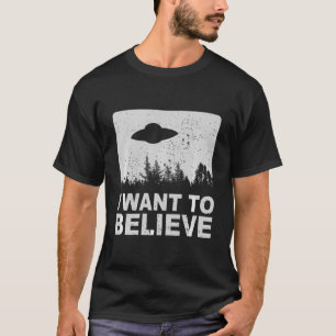Quiero Creer Camiseta De Camiseta De Aliens Ufo Ar