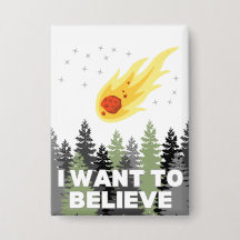 Quiero creer el botón de los asteroides