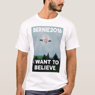 Quiero creer en la camiseta de Bernie