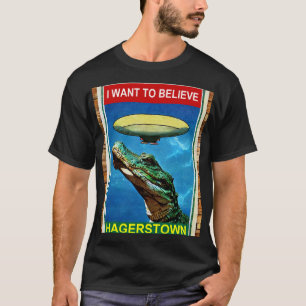 Quiero creer en la camiseta de Hagerstown con un l