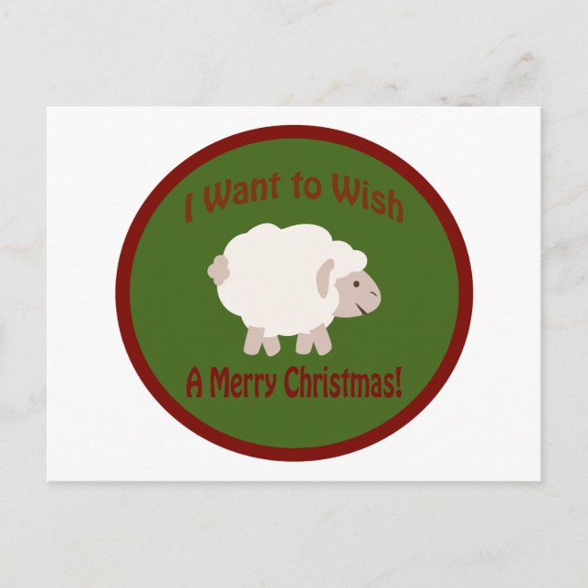 Quiero desear una feliz Navidad (Anverso)