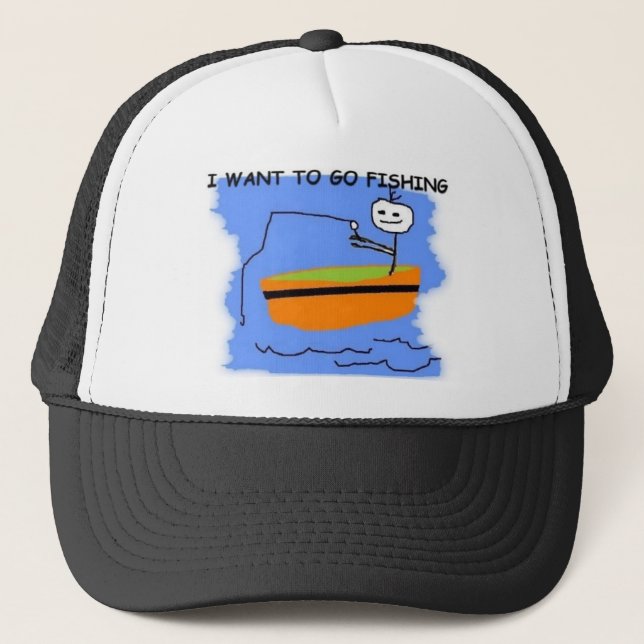 QUIERO IR A PESCAR EL GORRA (Anverso)