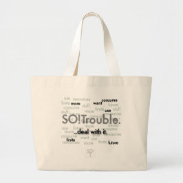 ¡Quiero más...ASÍ!Problemas. Bolsa de Tote Grande