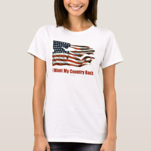 Quiero mi camisetas de la parte posterior del paí