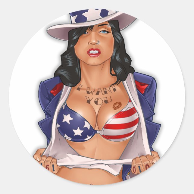 Quiero que seas Pegatina (Anverso)