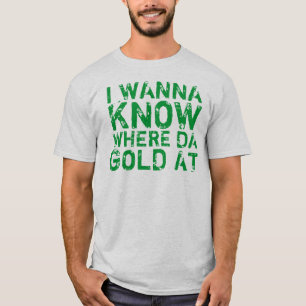 Quiero saber dónde oro de DA en la camiseta
