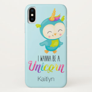 Quiero ser Funda de iPhone X de unicornio Funda-ma