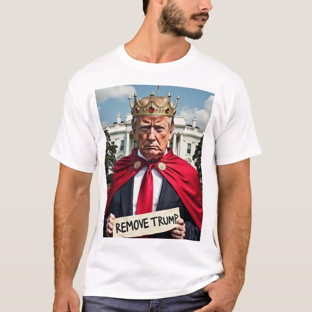 Quiero ser la camiseta del rey Trump (Anverso)