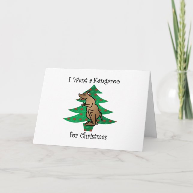 Quiero un canguro para el navidad (Anverso)