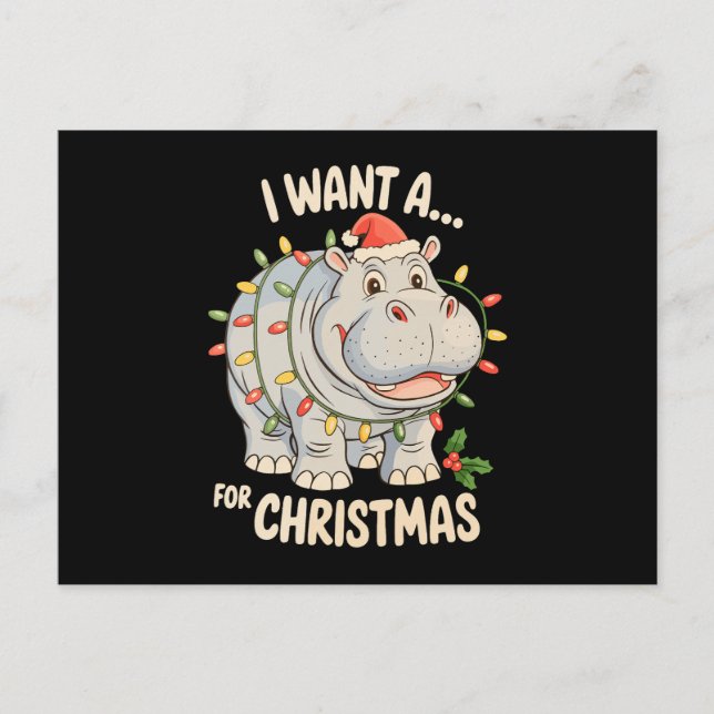 Quiero un hipopótamo para Navidad Hipopótamo de Na (Anverso)