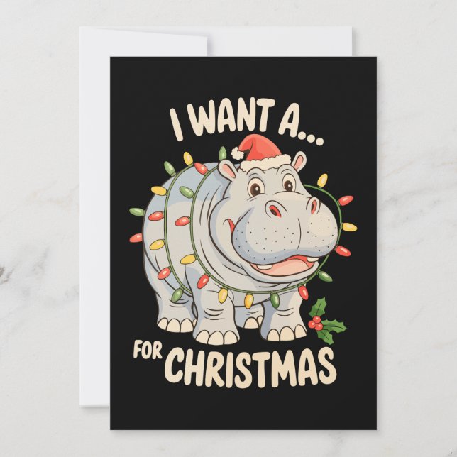 Quiero un hipopótamo para Navidad Hipopótamo de Na (Anverso)