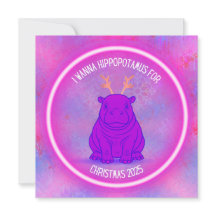 Quiero un hipopótamo para Navidad - Morado