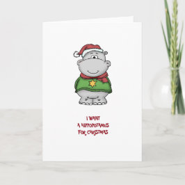 Quiero un hippopotamus para el navidad -