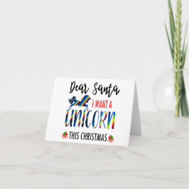 Quiero Una Tarjeta De Saludo De Unicornio Para Nav