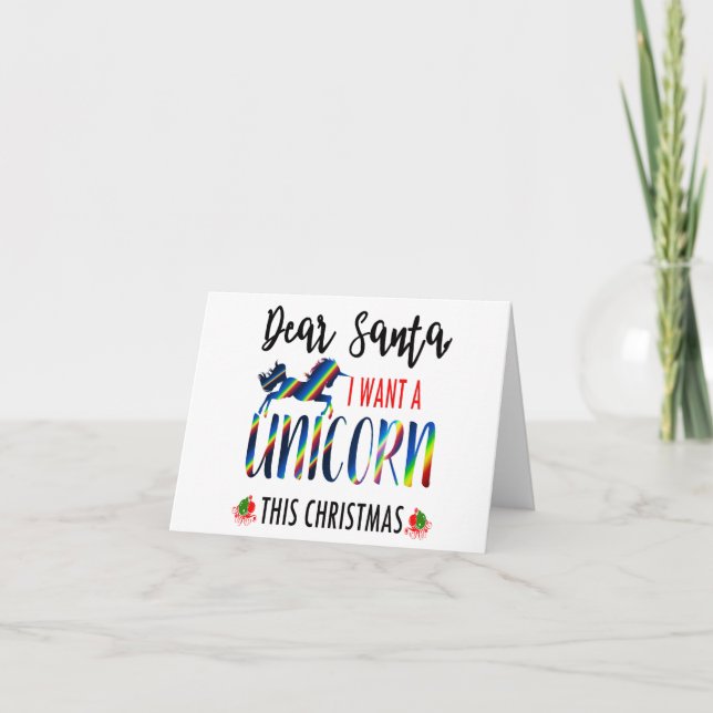 Quiero Una Tarjeta De Saludo De Unicornio Para Nav (Anverso)