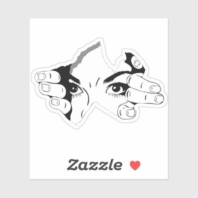 Quiero ver a pegatina (Hoja)