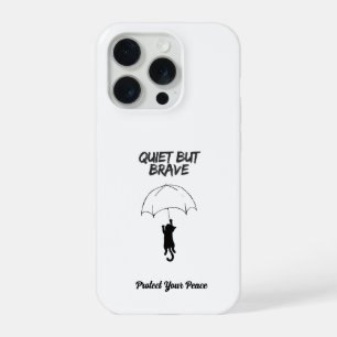 Quiet But Brave – Funda de iPhone para Gato con Te