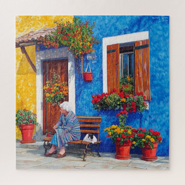 Quiet Companions – Venice Inspired Puzzle  (Vertical)