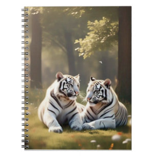 Quietud en el Bosque – Cuaderno de Tigres Blancos