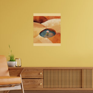 Quietud Interior – Arte de Meditación Abstracto de