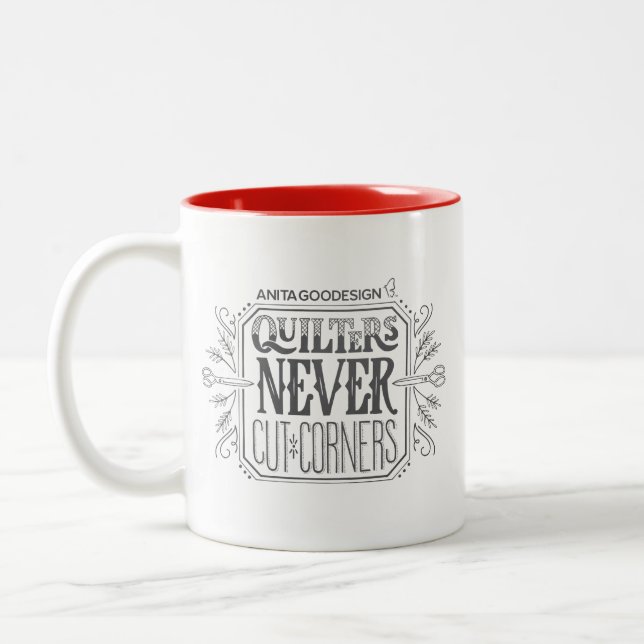 Quilters nunca cortó la taza de las esquinas (Izquierda)