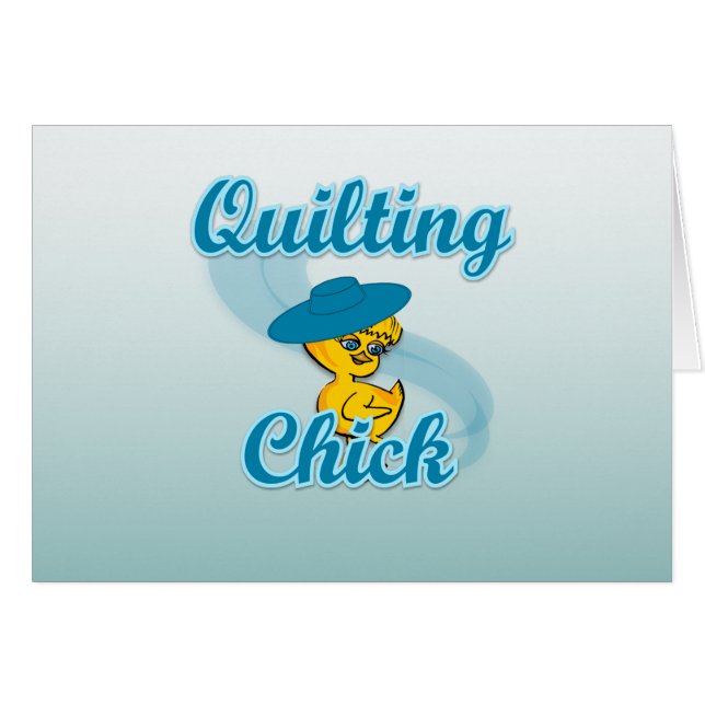 Quilting Chick #3 (Anverso (Horizontal))