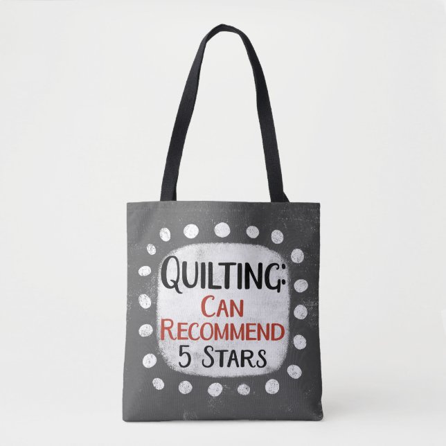 Quilting Review: Bolsa de Tote de 5 estrellas (Anverso)