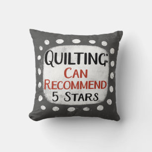 Quilting Review Cojín decorativo de 5 estrellas