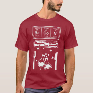 Química Divertida Camiseta de Amante del Tocino Ci