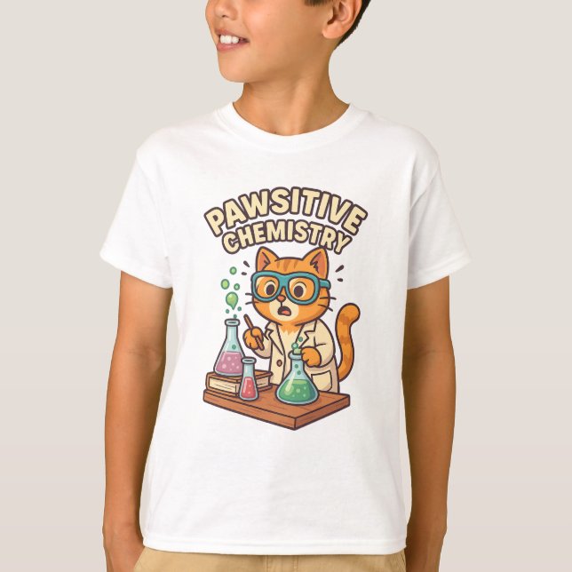 Química inquietante - Camiseta del científico del  (Anverso)