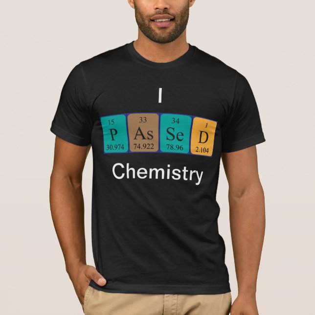 Química pasajera camisa del nombre de la tabla (Anverso)