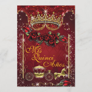 Quinceañera e invitaciones del fiesta del dulce 16