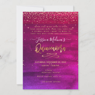 Quinceañera, escrita en las estrellas, tarjetas de