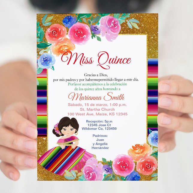 Quinceanera Invitación a Miss México Quince (Subido por el creador)