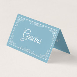 Quinceañera Mini Tarjetas de agradecimiento para l