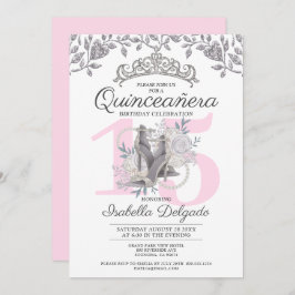 Quinceanera Princess Invitación a los 15 años