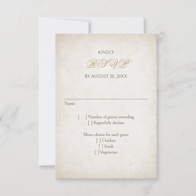 Quinceanera RSVP (Anverso)