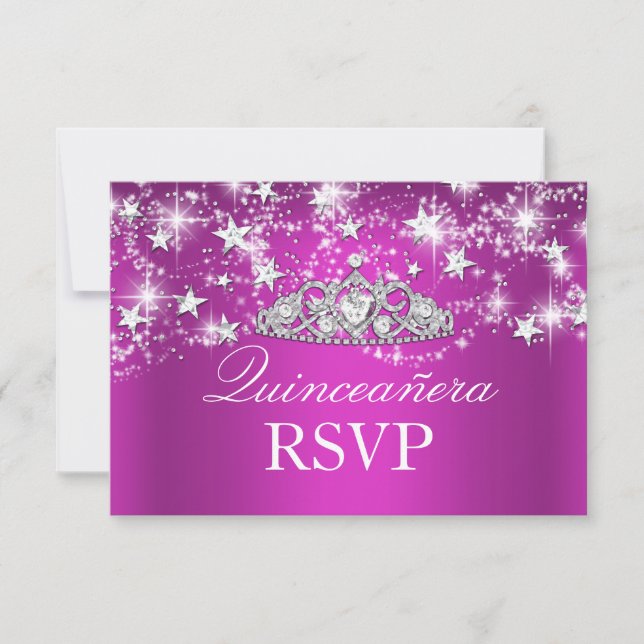 Quinceanera RSVP (Anverso)
