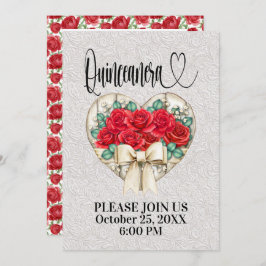 Quinceanera - Ver Invitación Atrás