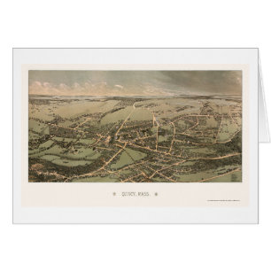 Quincy, mapa panorámico de las MAMÁES - 1877