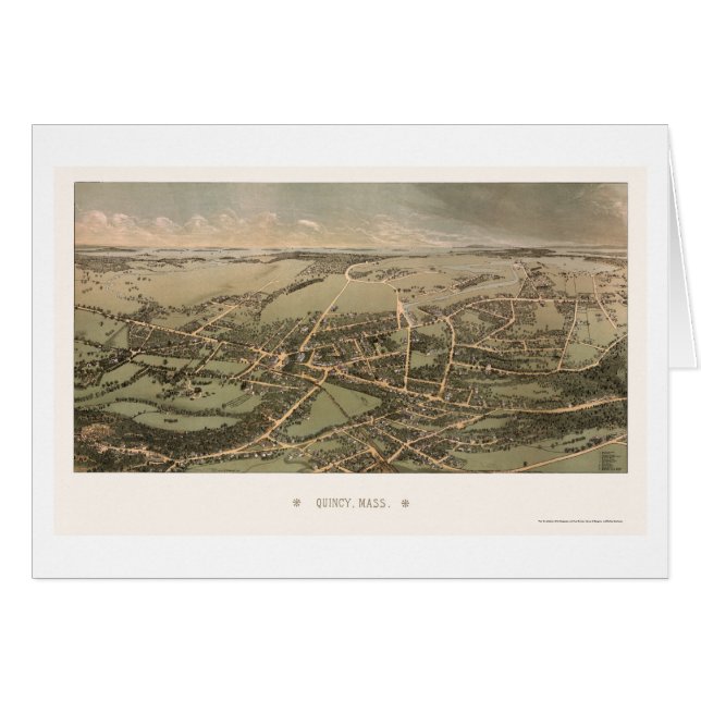 Quincy, mapa panorámico de las MAMÁES - 1877 (Anverso (Horizontal))