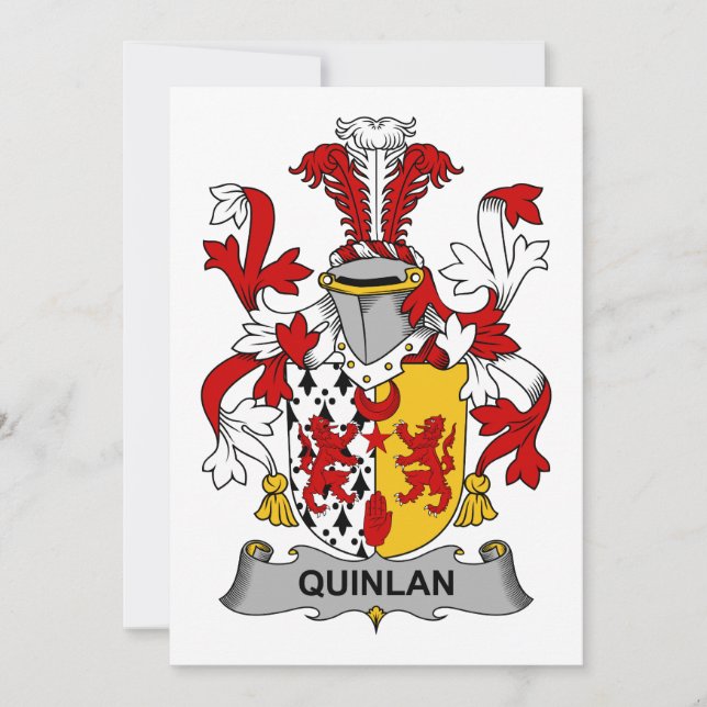 Quinlan Family Crest (Anverso)
