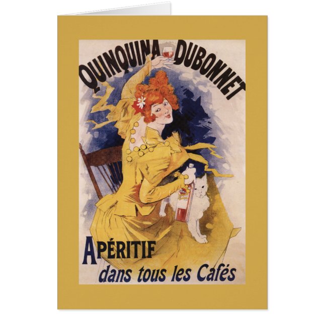 Quinquina Dubonnet Aperitif Poster de promoción (Frente)